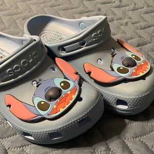 CROCS Kids Blue Slippers with Playful Character